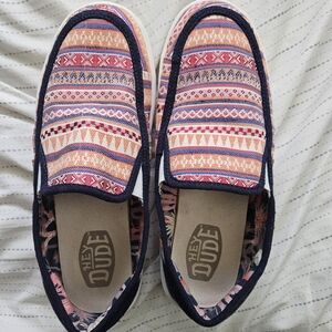 Hey Dude Slip On Aztec
